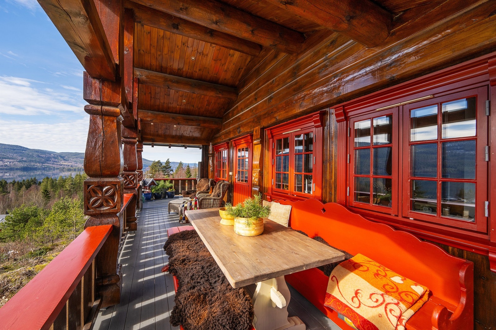 Et herlig sted å nyte morgenkaffen i naturskjønne omgivelser. Galleribilde