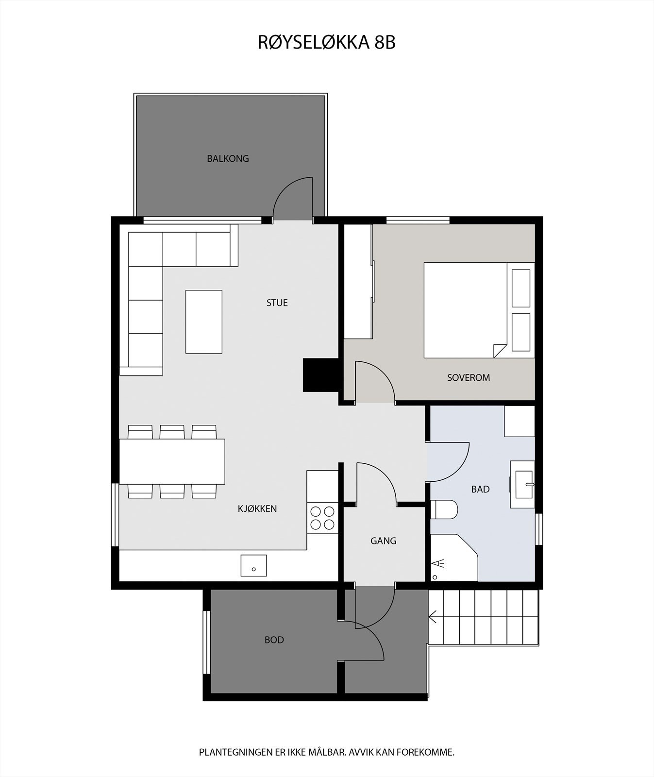 Plantegning 2 etasje. Galleribilde