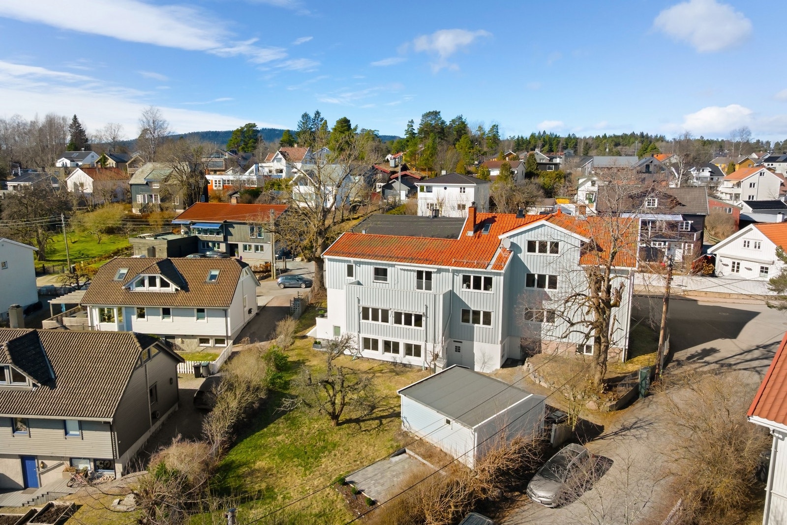 Korsvoll er et populært og attraktivt område. Galleribilde