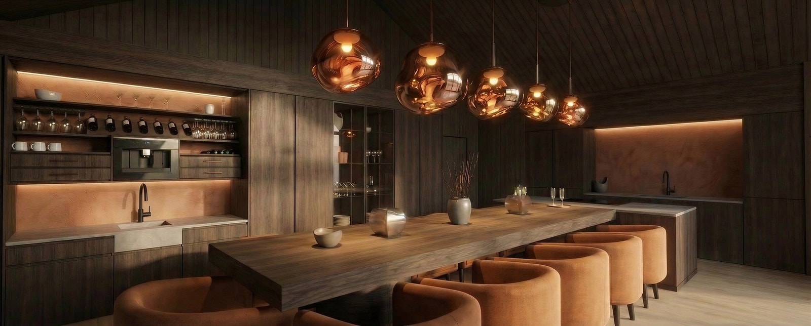 Et rålekkert kjøkken med lokalproduserte innredninger og møbler fra Fjellmøbler, med fokus på kvalitet og håndverk Galleribilde