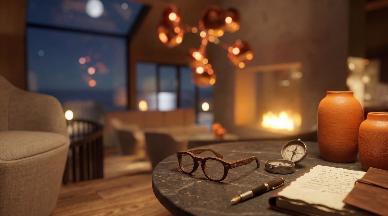 Stillheten og varmen inviterer til å senke tempoet, samle tankene og finne roen - et øyeblikk der tiden føles litt mer som sin egen Galleribilde