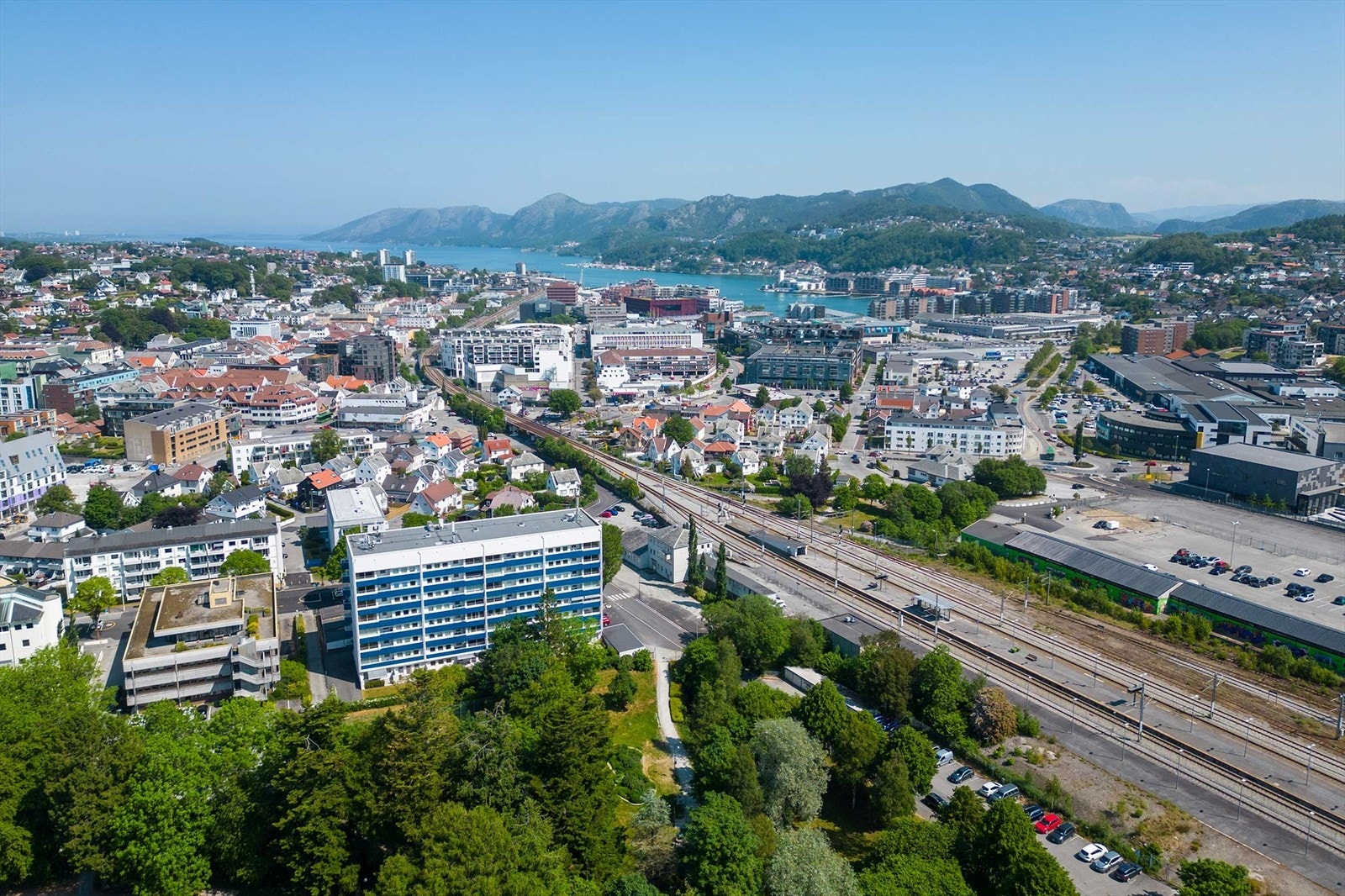 Sandnes sentrum like ved Galleribilde