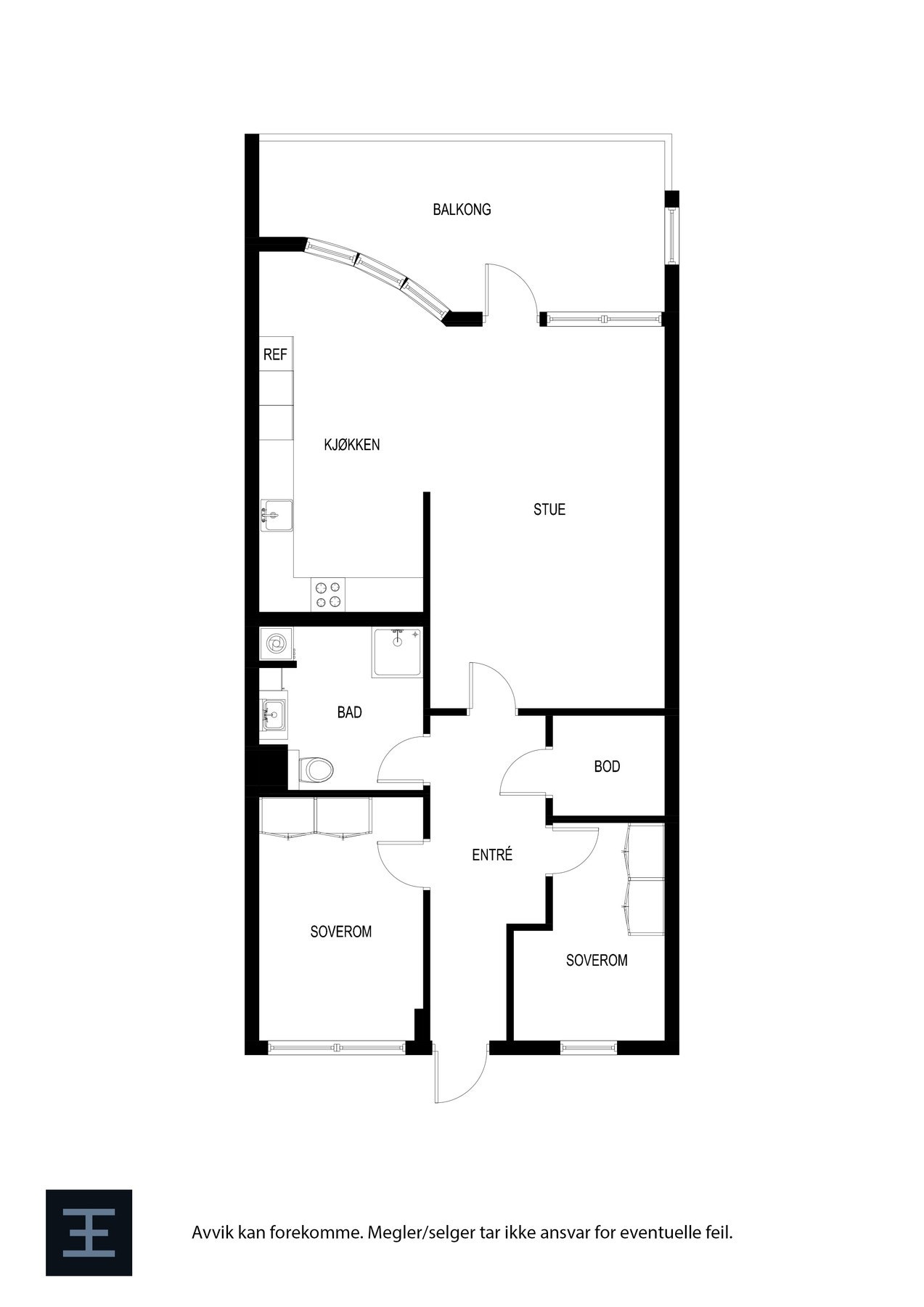 Plantegning - 2. etasje. Galleribilde