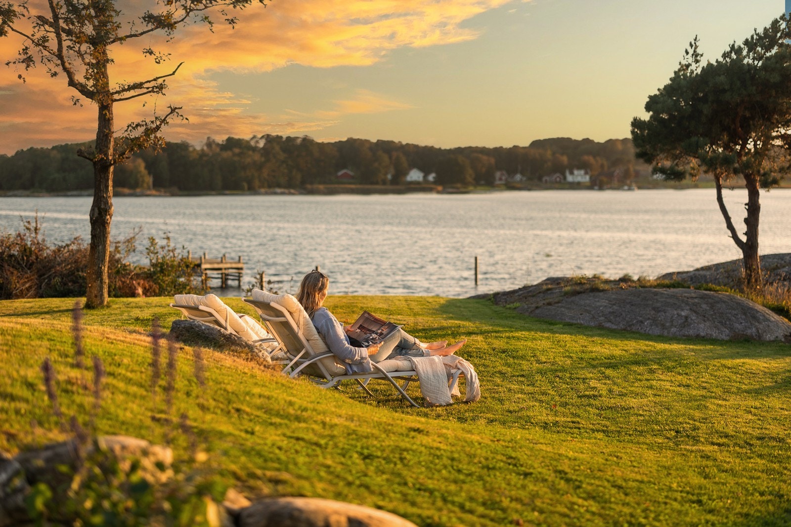 Privatliv, ro og ekte kystidyll i særklasse. Galleribilde