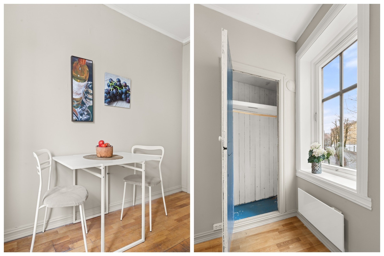 Kjøkken og innebygget skap på soverom 1. Galleribilde