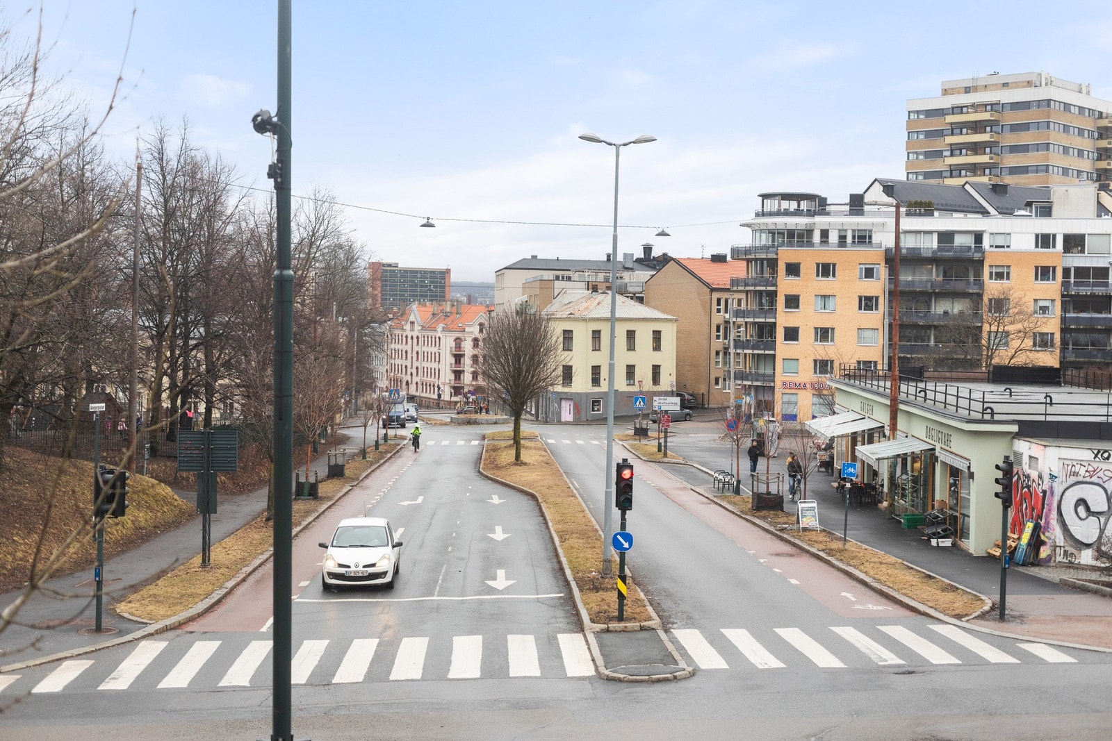 Utsyn fra stuevinduet. Galleribilde