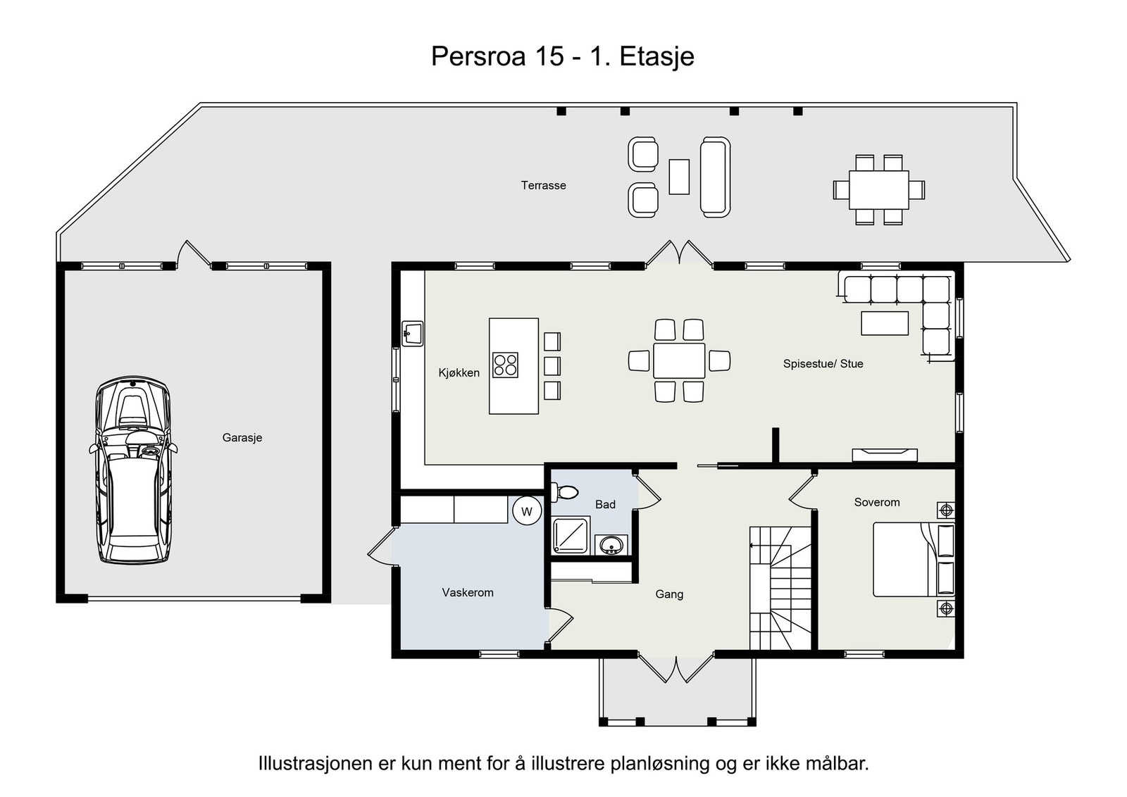 Plantegning i 1. Etasje Galleribilde