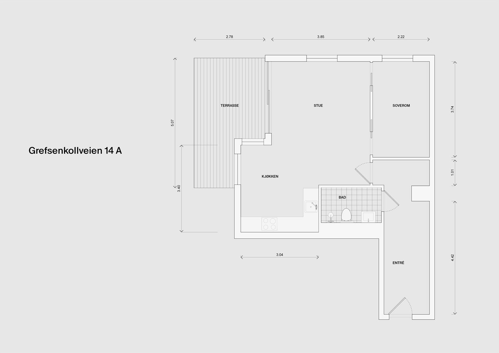 Planskisse Galleribilde