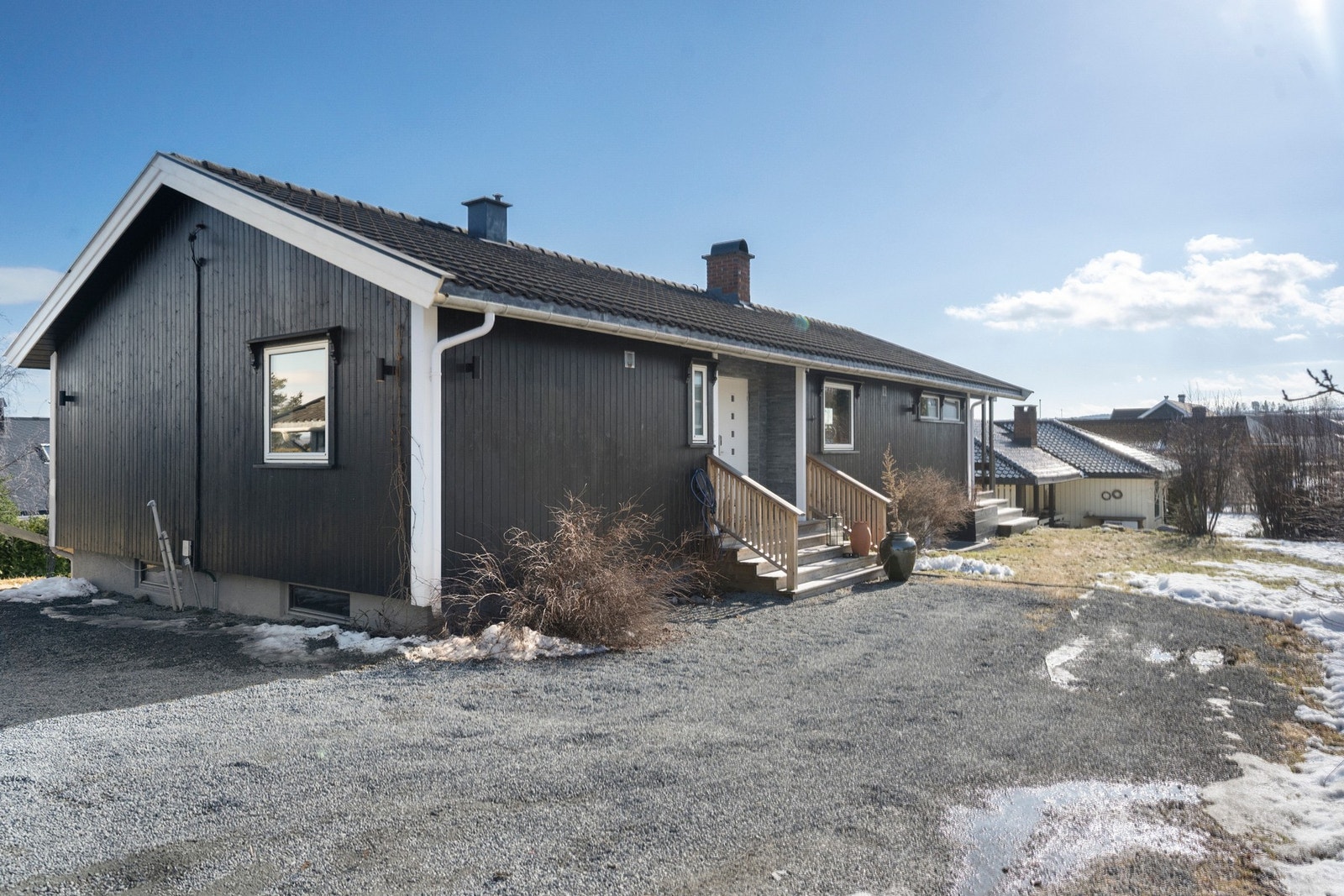 Gode solforhold på eiendommen. Galleribilde