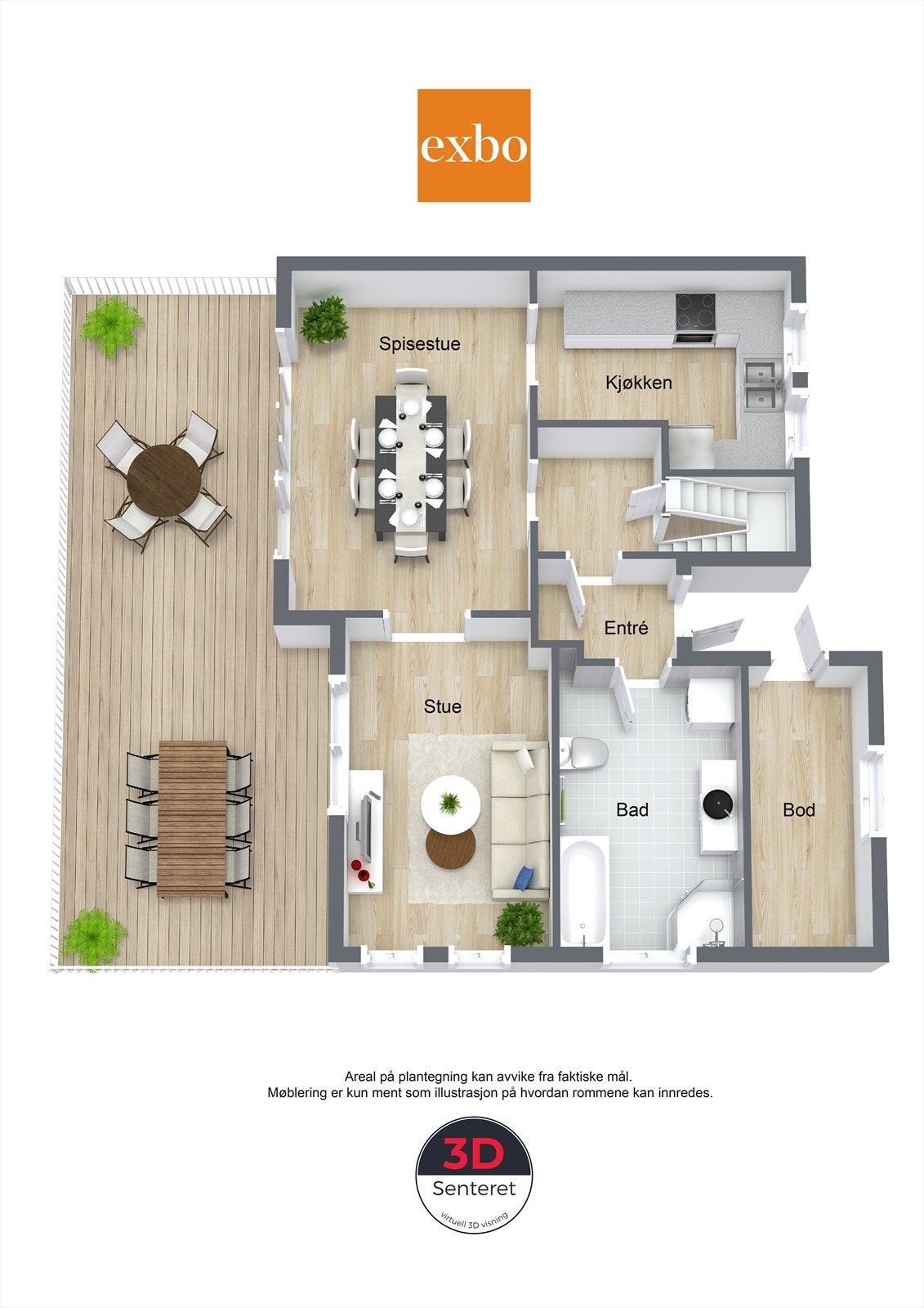 Plantegning første etasje Galleribilde