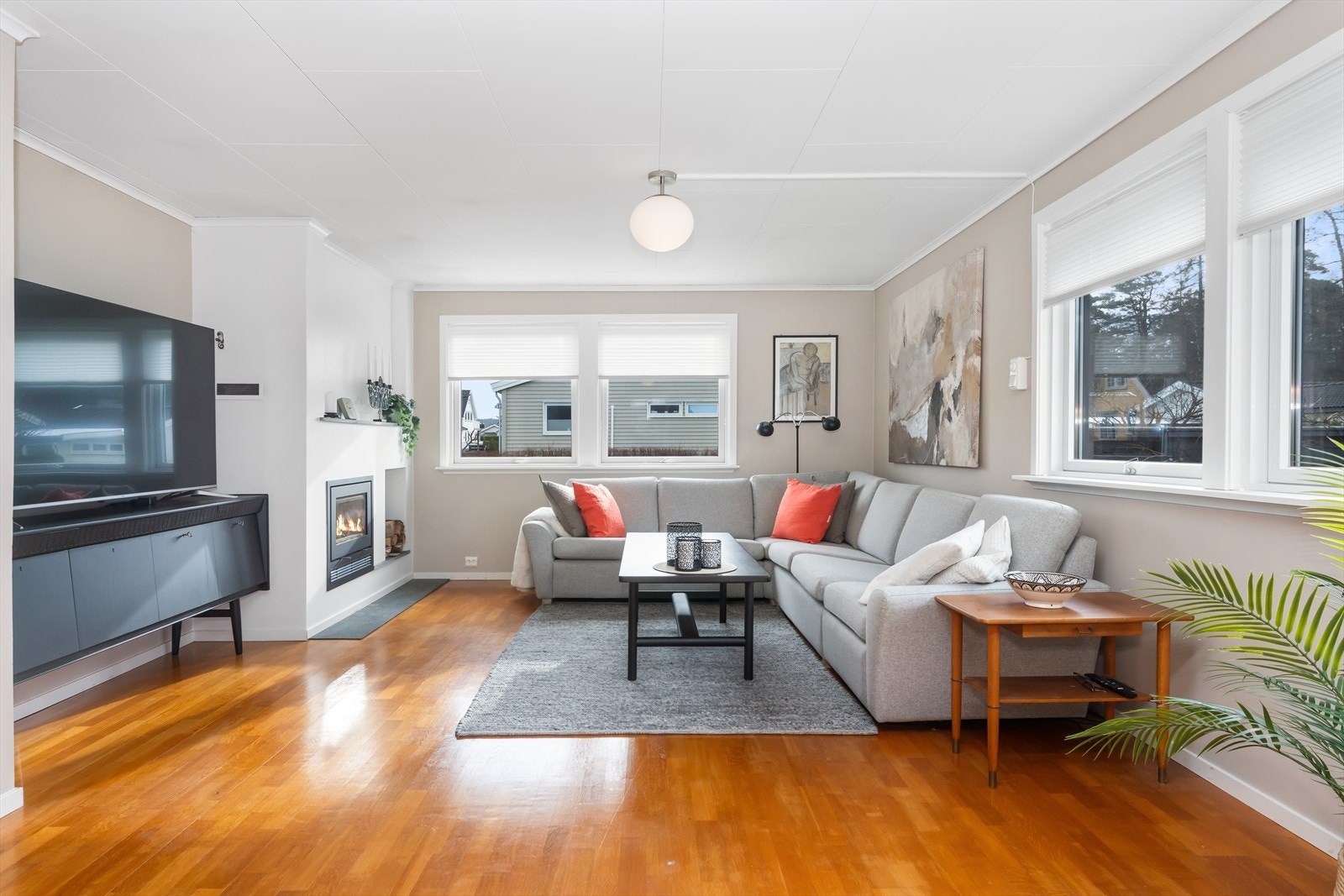 Den er av god størrelse med vedfyr også her Galleribilde