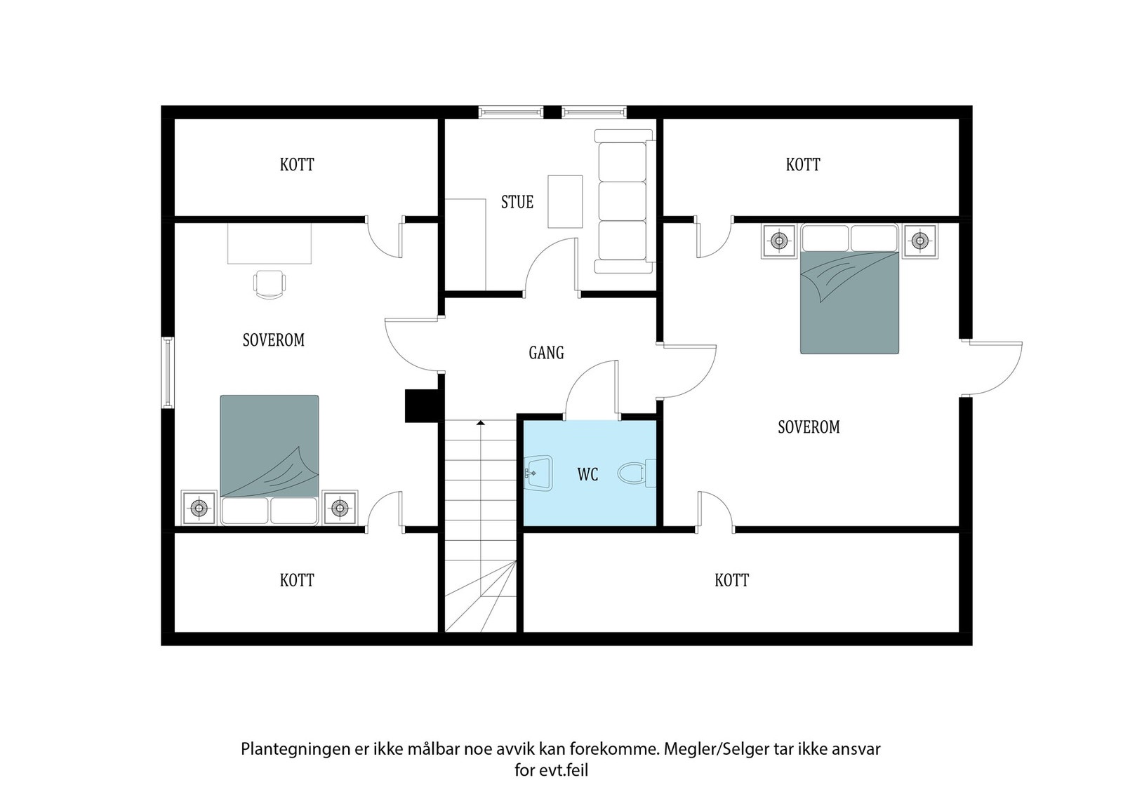 Plantegning 2.etasje Galleribilde