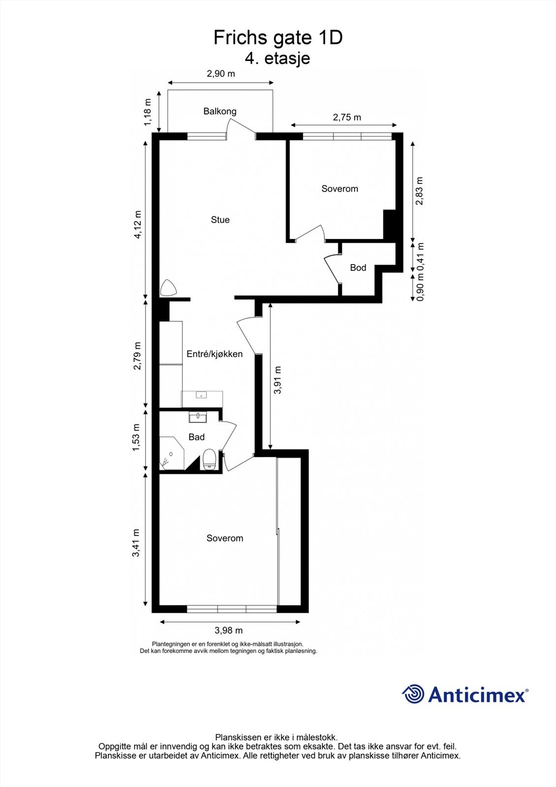 Plantegning. Galleribilde