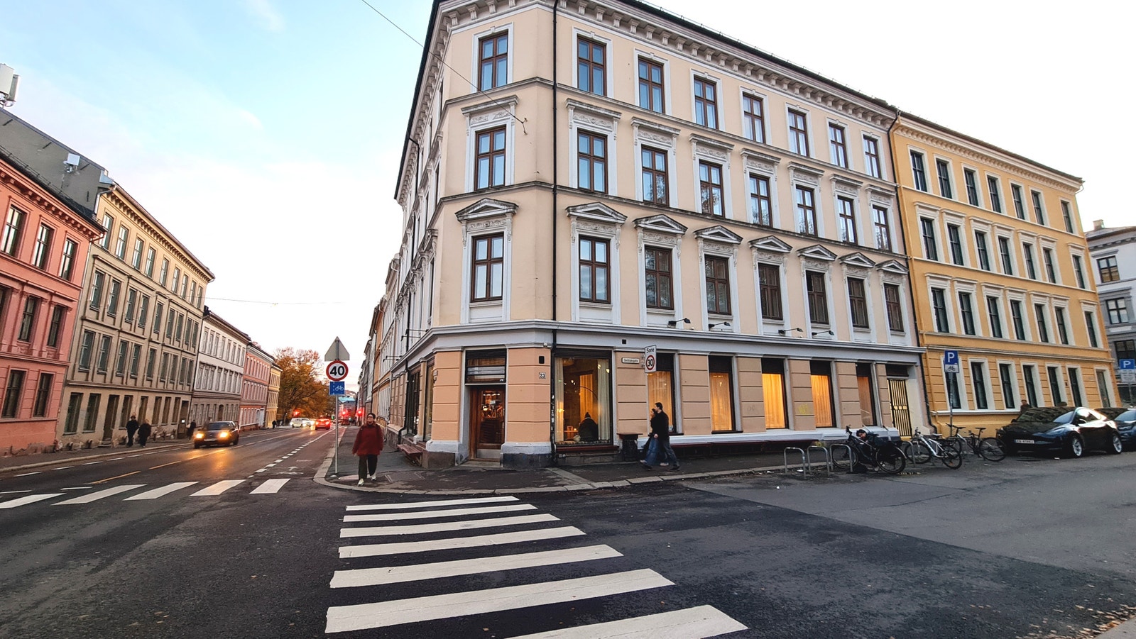 Fasade av lokalet Galleribilde