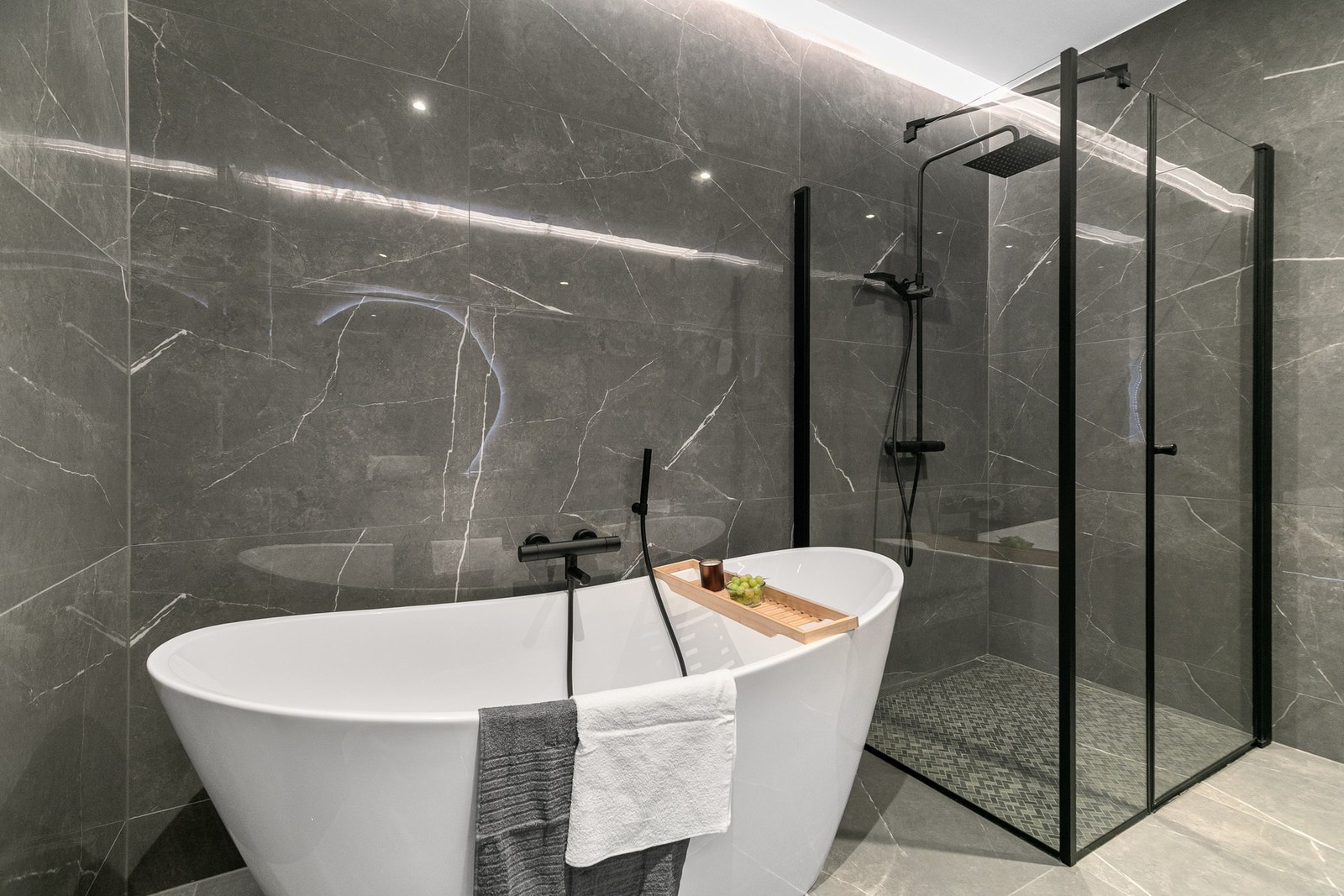 Her er det lagt til rette for en avslappende spa-følelse. Galleribilde