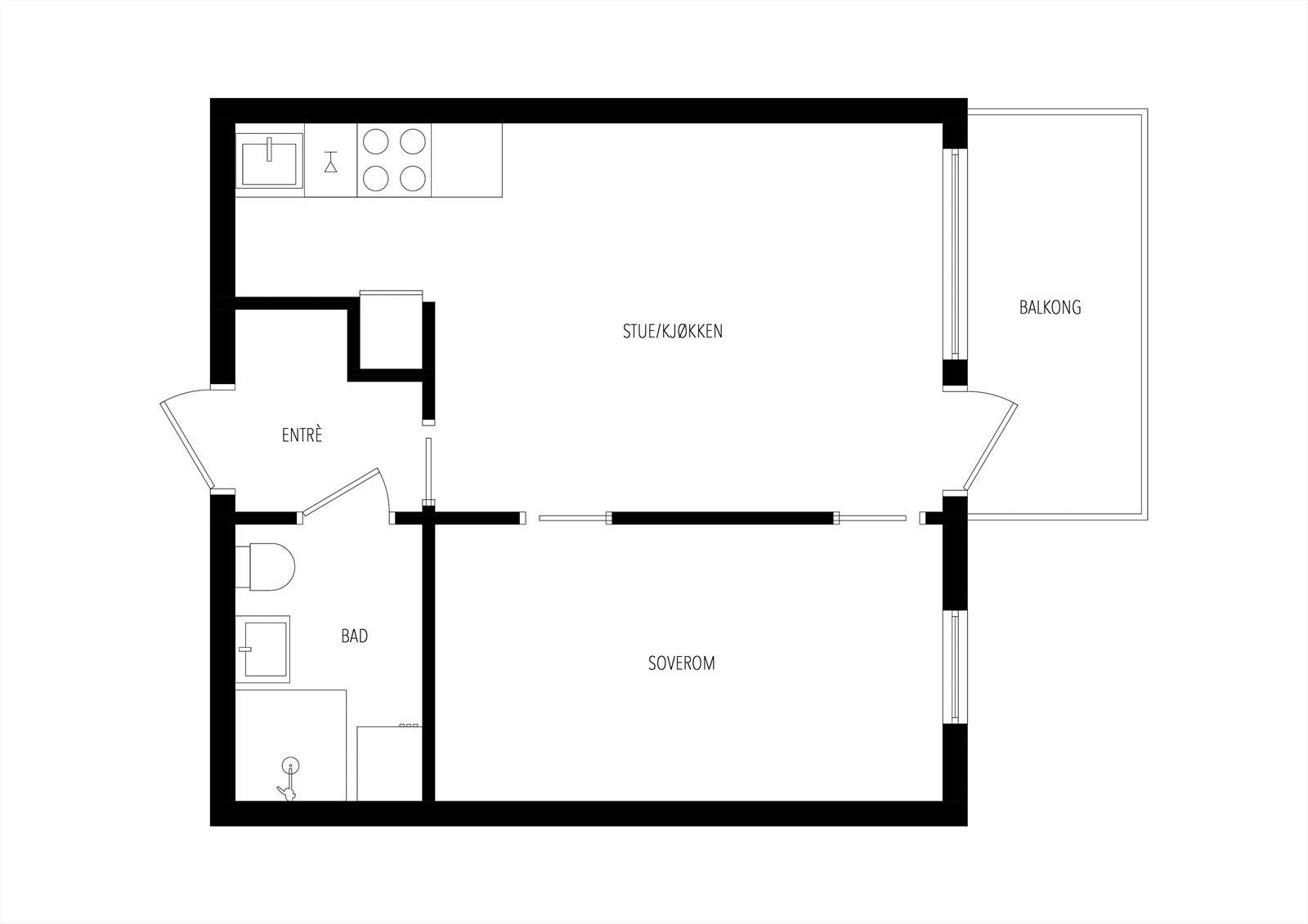 Plantegning Galleribilde