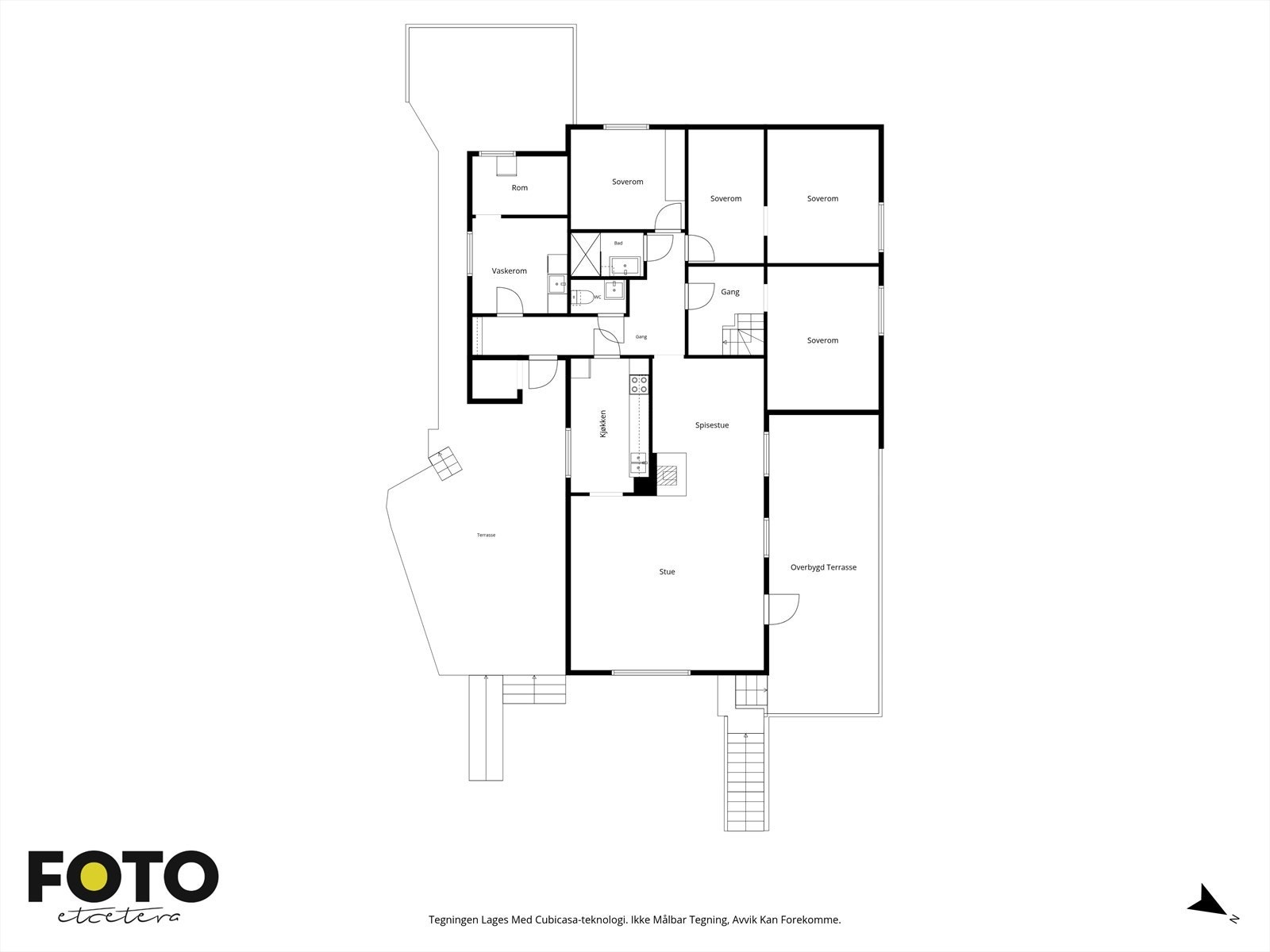 Plantegning hovedetasje Galleribilde