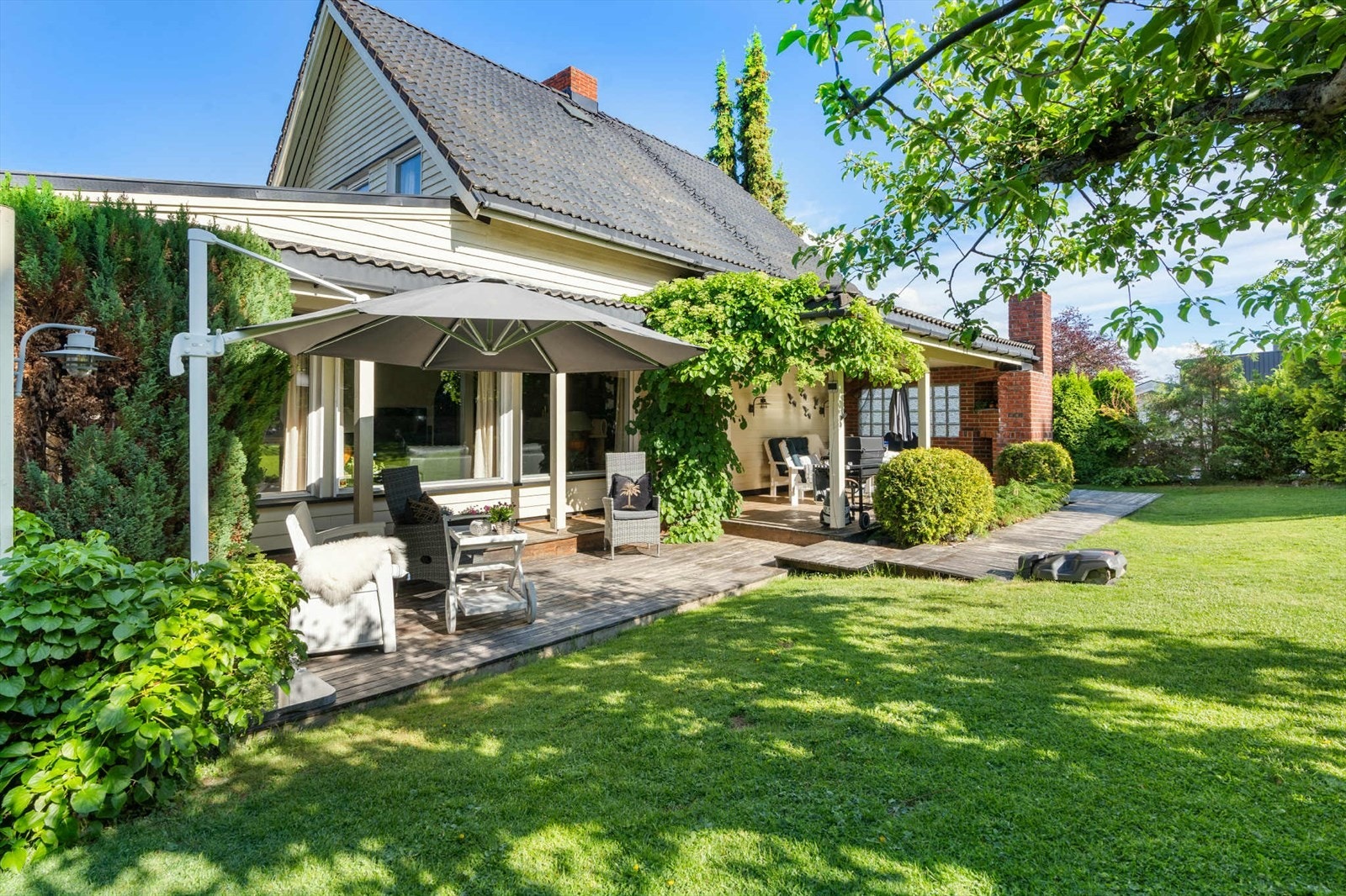 Her kan du samle venner og familie til alt fra bursdager og 17. mai-feiringer til dåp, konfirmasjon og andre hyggelige begivenheter med plass til alle! Galleribilde