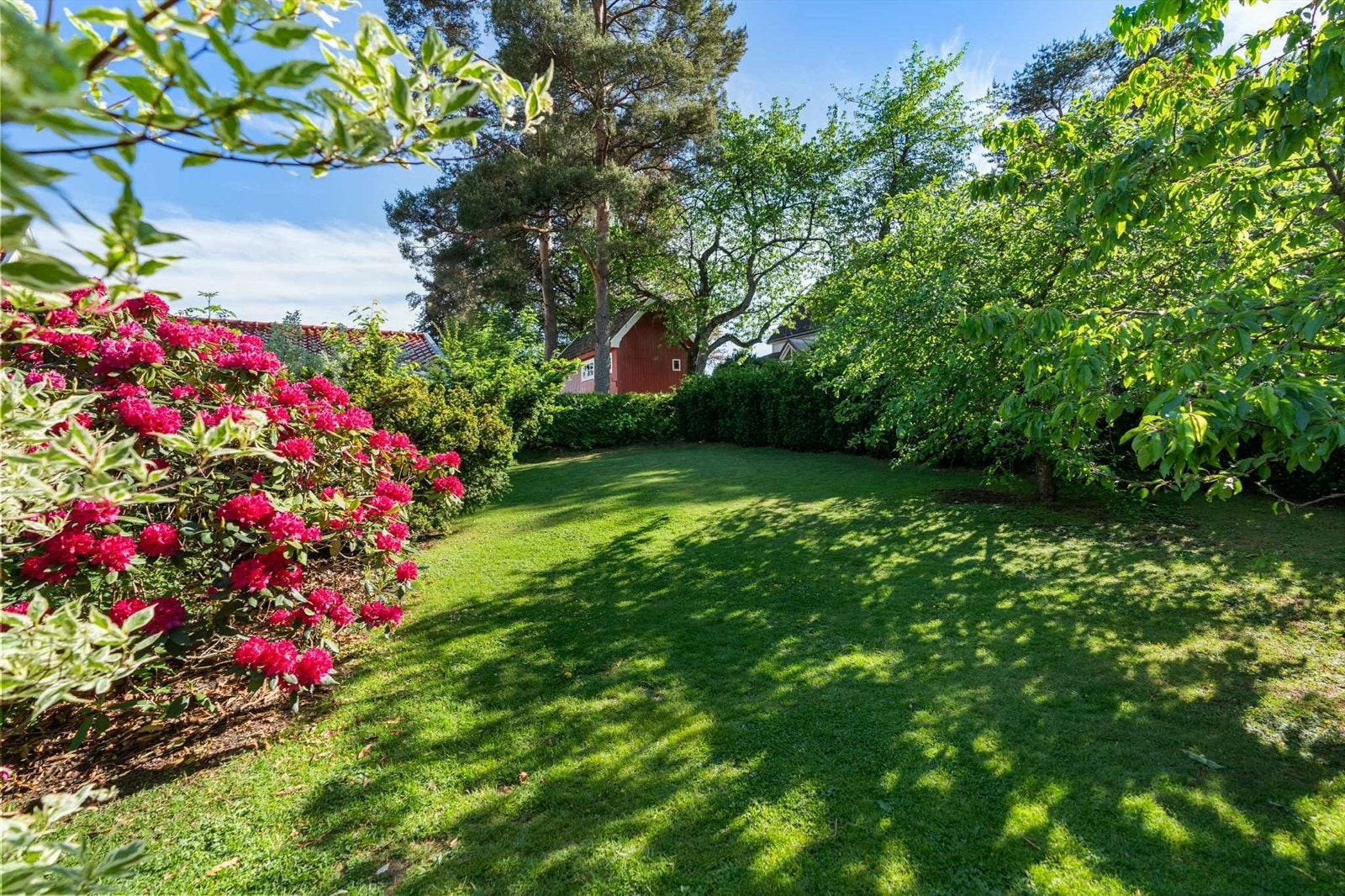 Sor plen gir god plass til barnas leker, ballspill eller en liten hagefest. Galleribilde