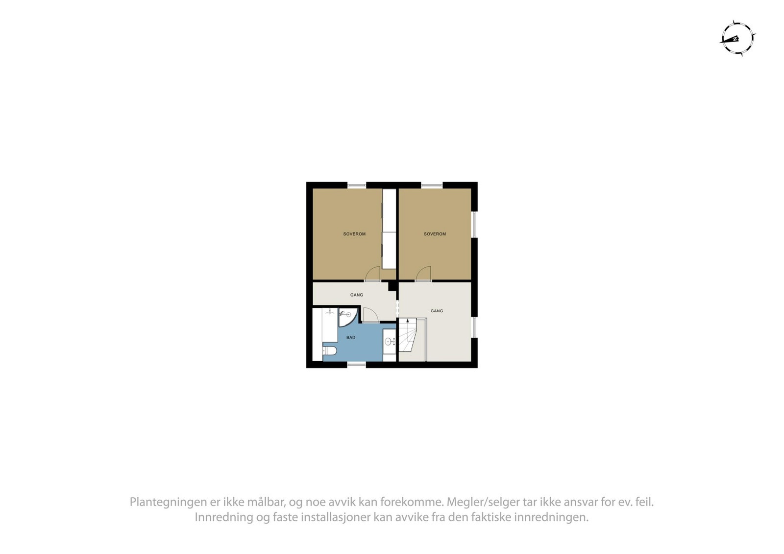 Planskisse - 2. Etasje. Galleribilde