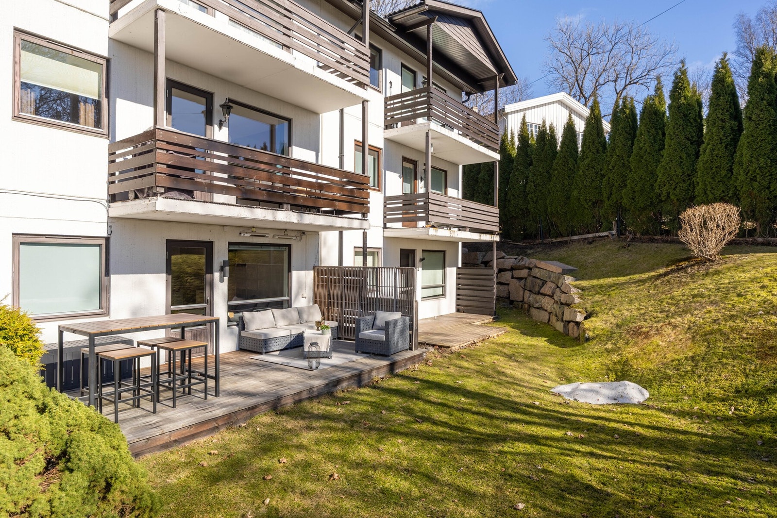 Videre adkomst til felles hage. Galleribilde