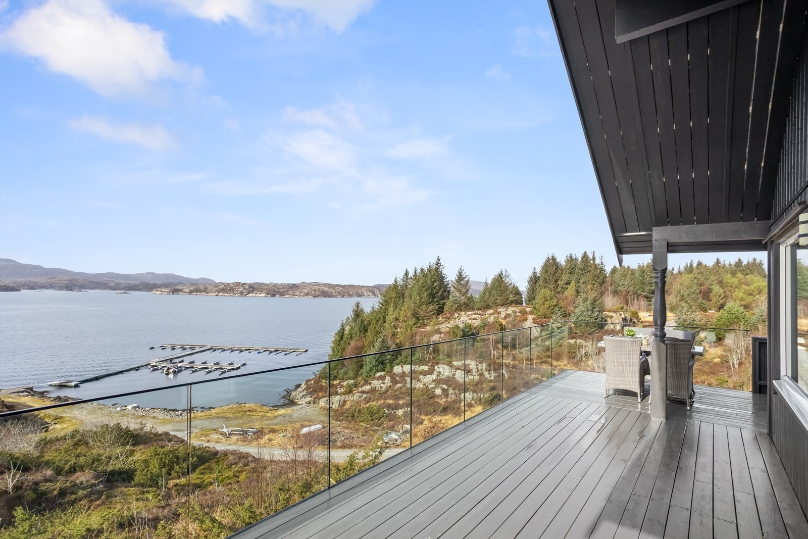 Flott utsikt og gode solforhold Galleribilde