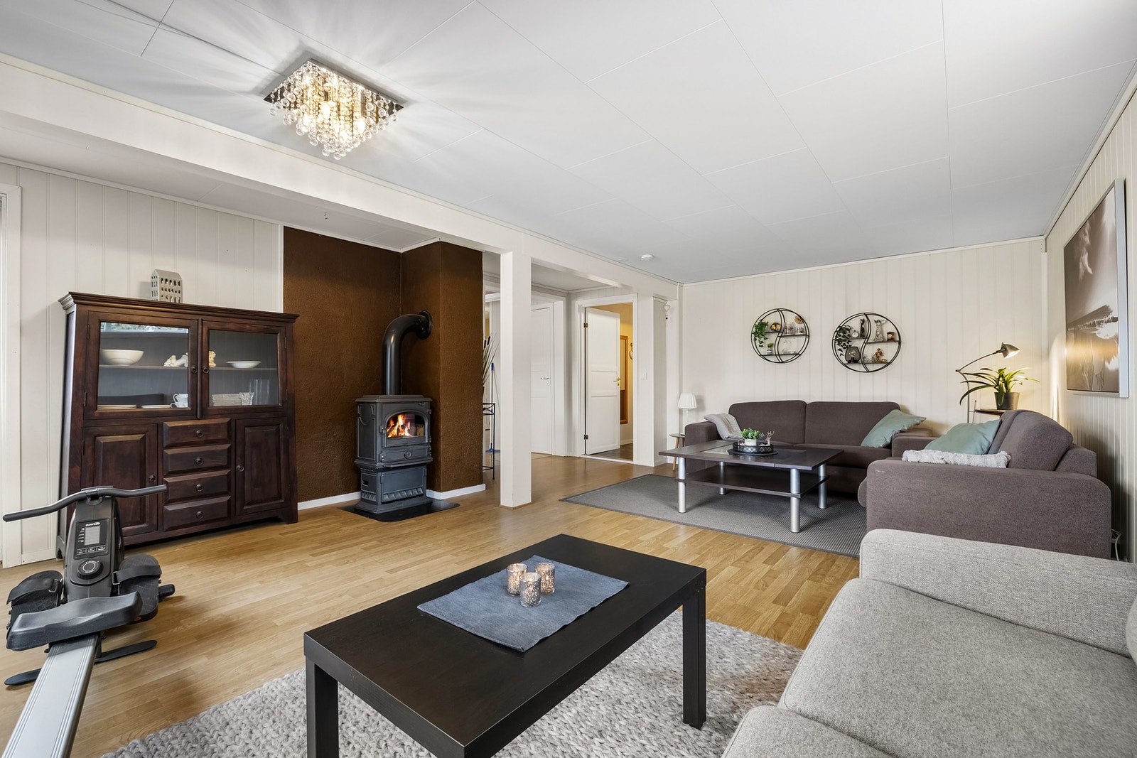 Vedovn som varmekilde. Galleribilde