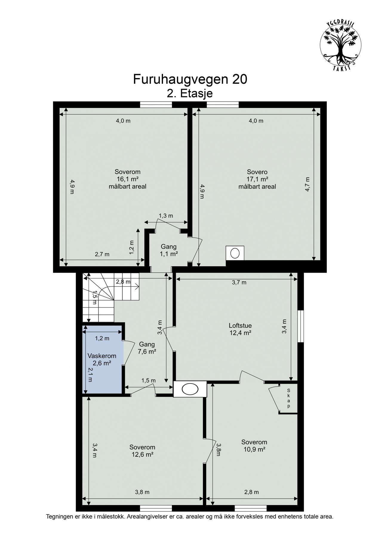 Plantegning 2. etasje. Galleribilde