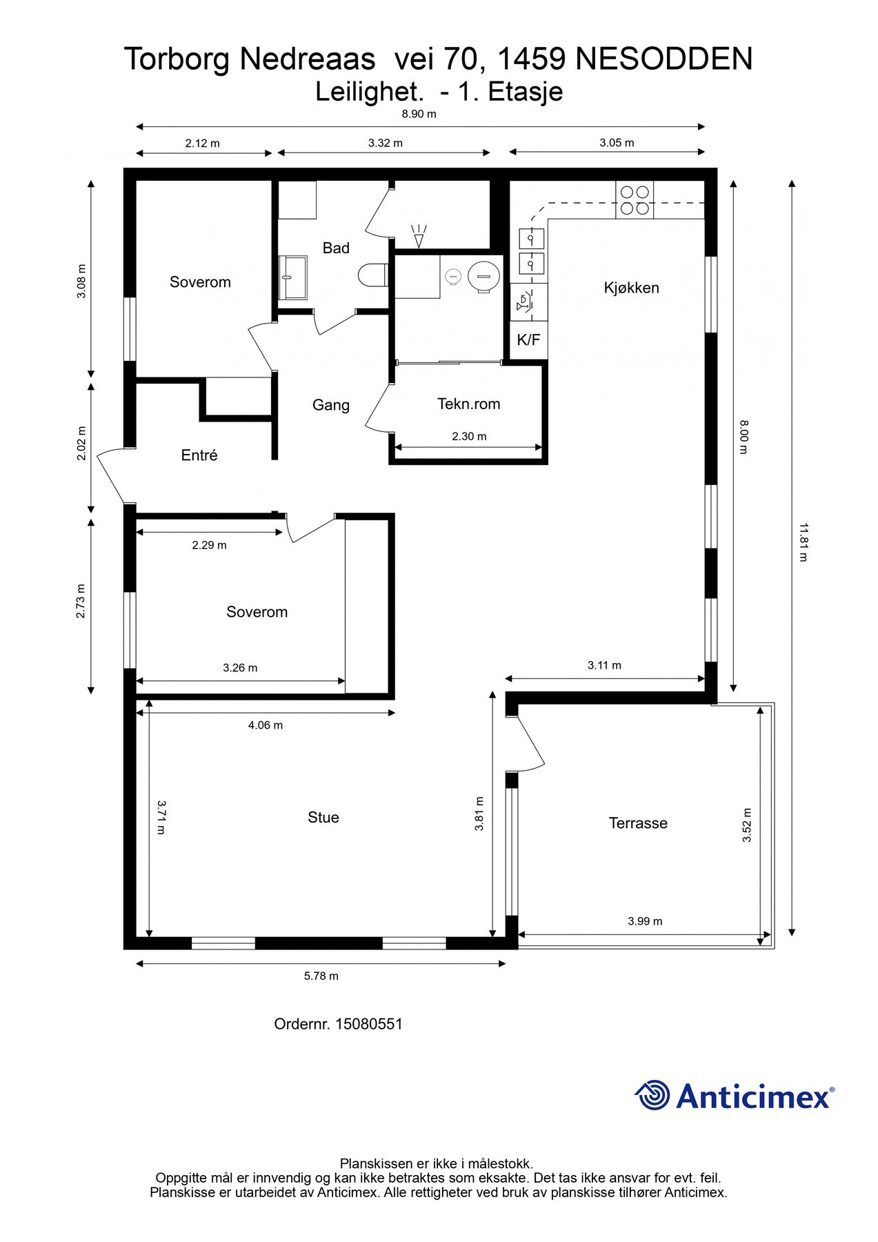Plantegning 1. etasje. Galleribilde