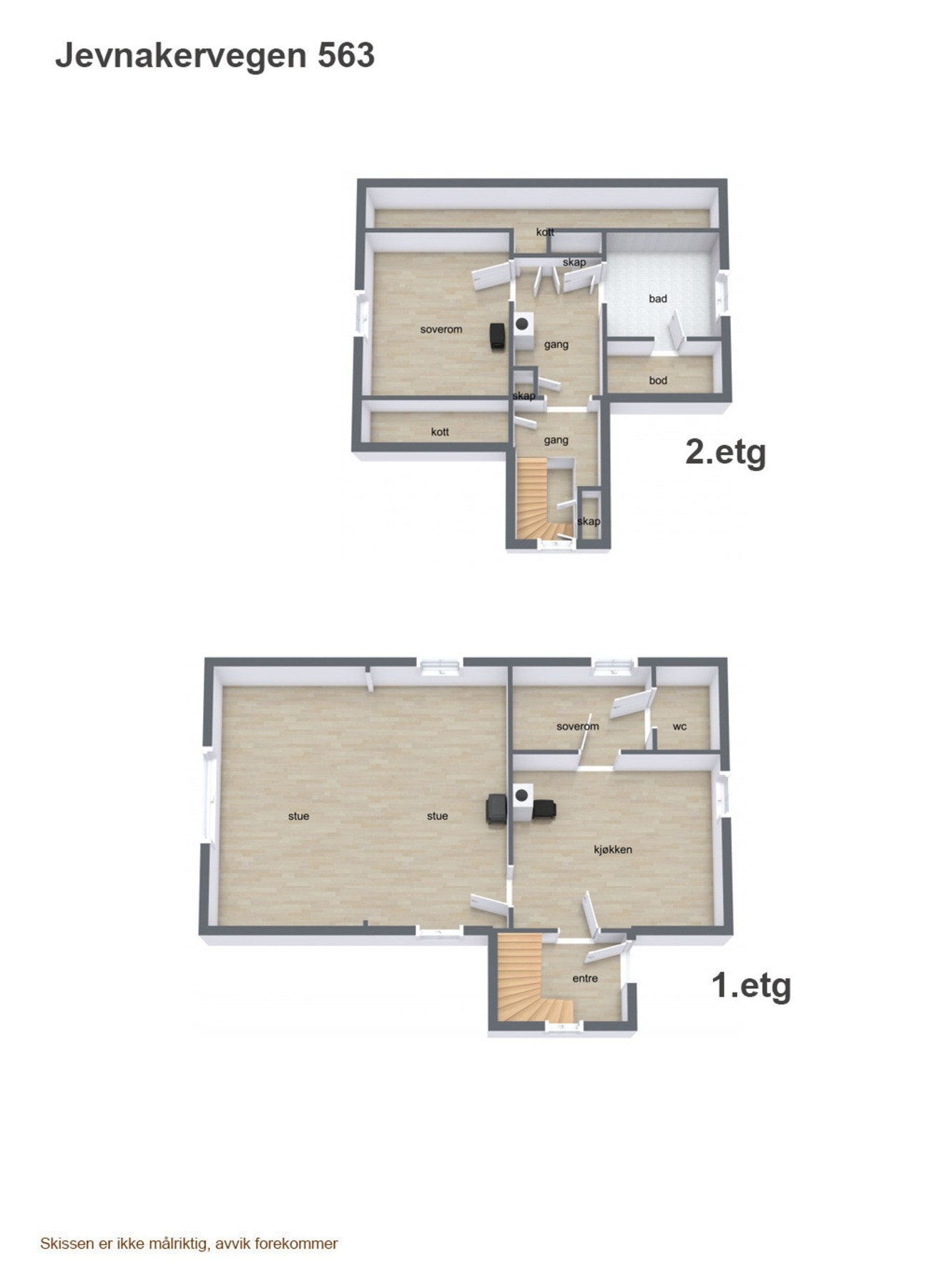 Plantegning oversikt Galleribilde