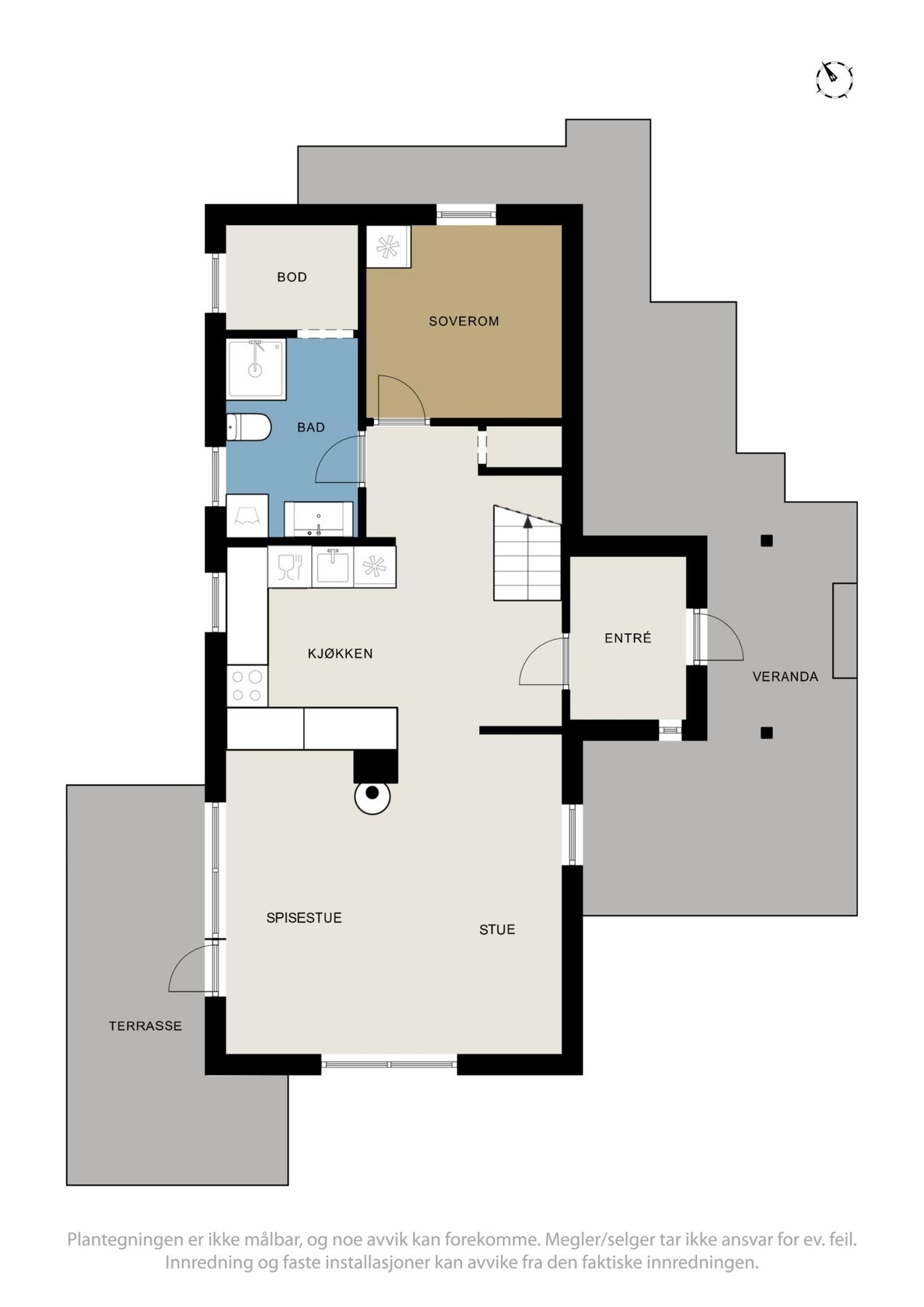 Plantegninger første etasje Galleribilde