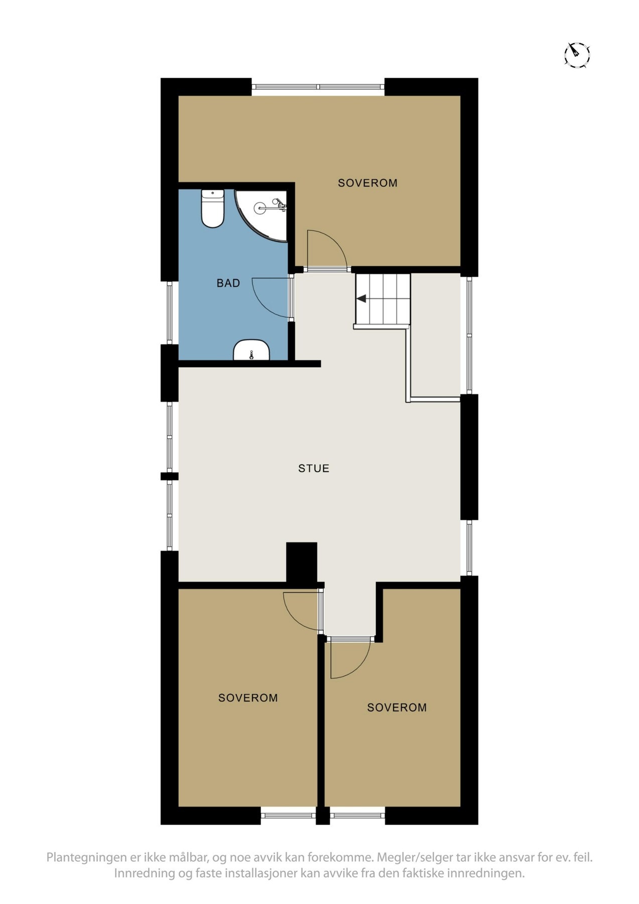 Plantegninger andre etasje Galleribilde