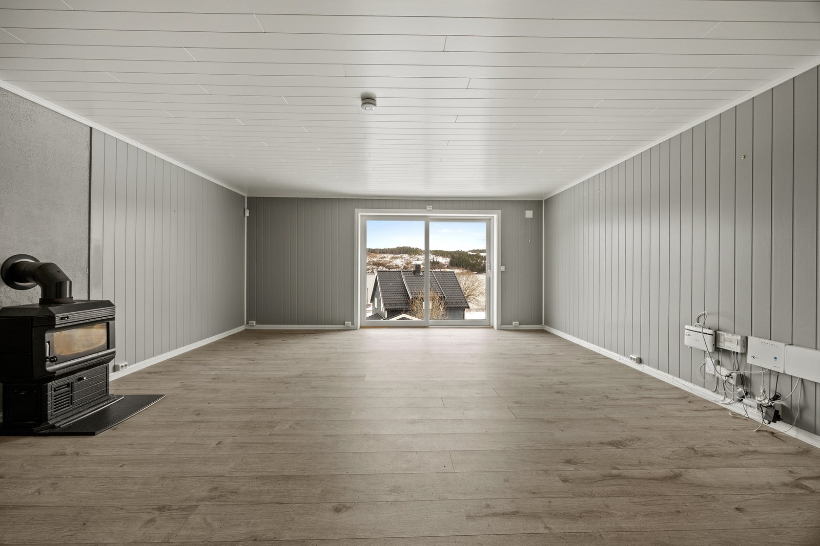 Stuen umøblert. Galleribilde