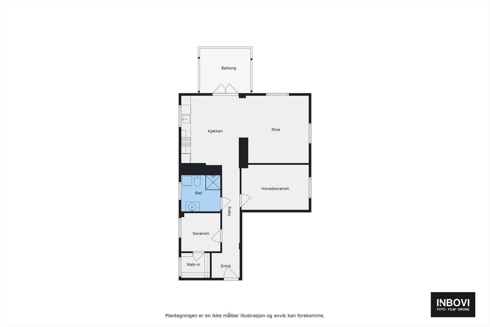 Plantegning Galleribilde