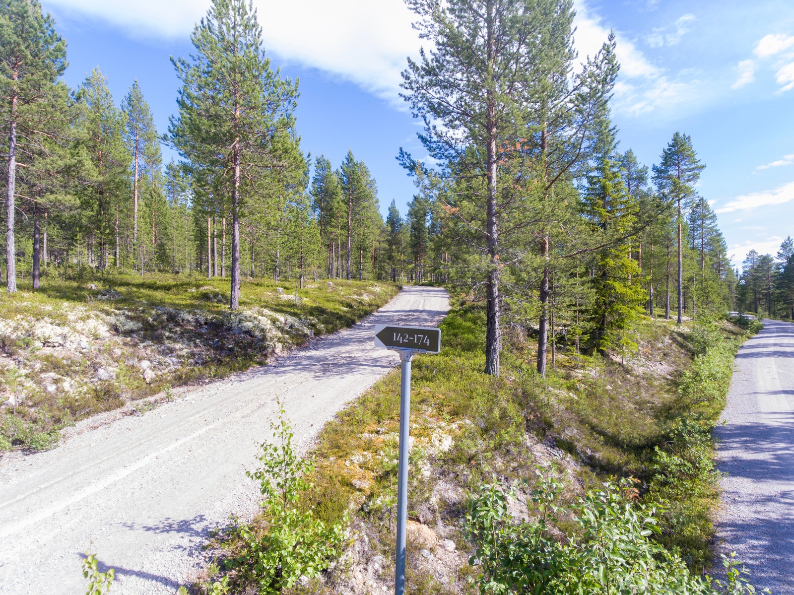 Det er lagt til rette for egenvisning i Rødvola. Bruk av Norgeskart Appen anbefales som guide ved egenvisning Galleribilde