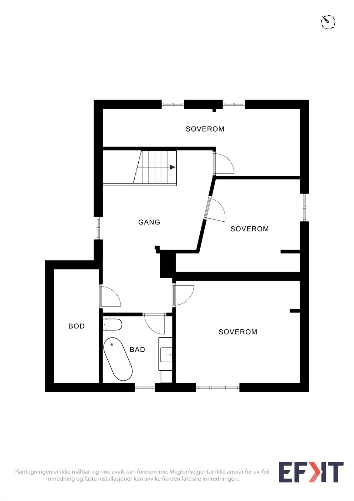 Plantegninger - 2 etasje. Galleribilde