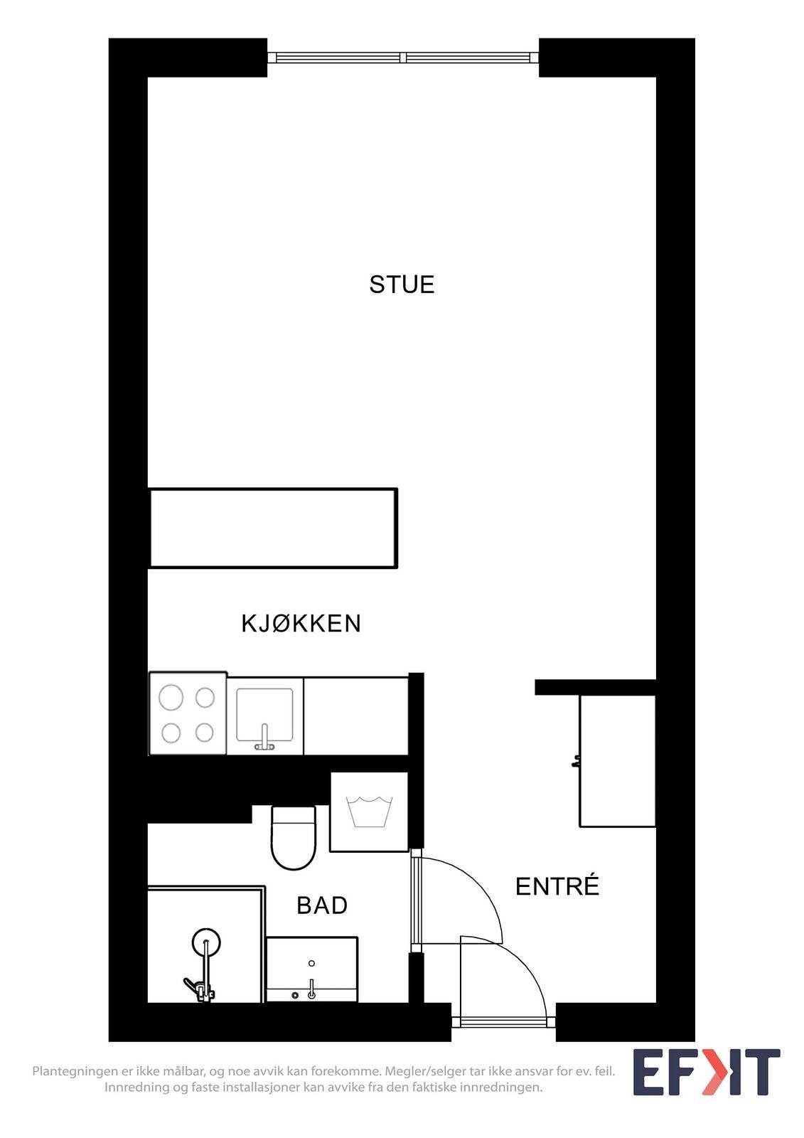 Plantegning Tollbugata 29B! Galleribilde