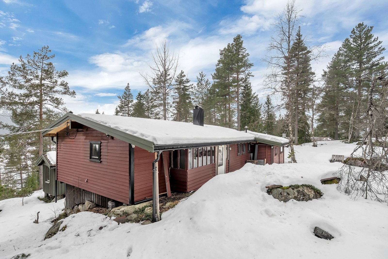 Fasade bak Galleribilde