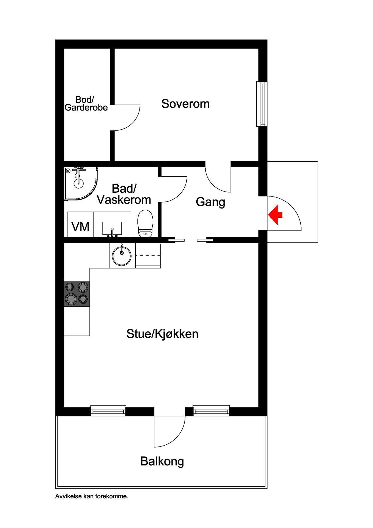 Plantegning av eiendommen. Galleribilde