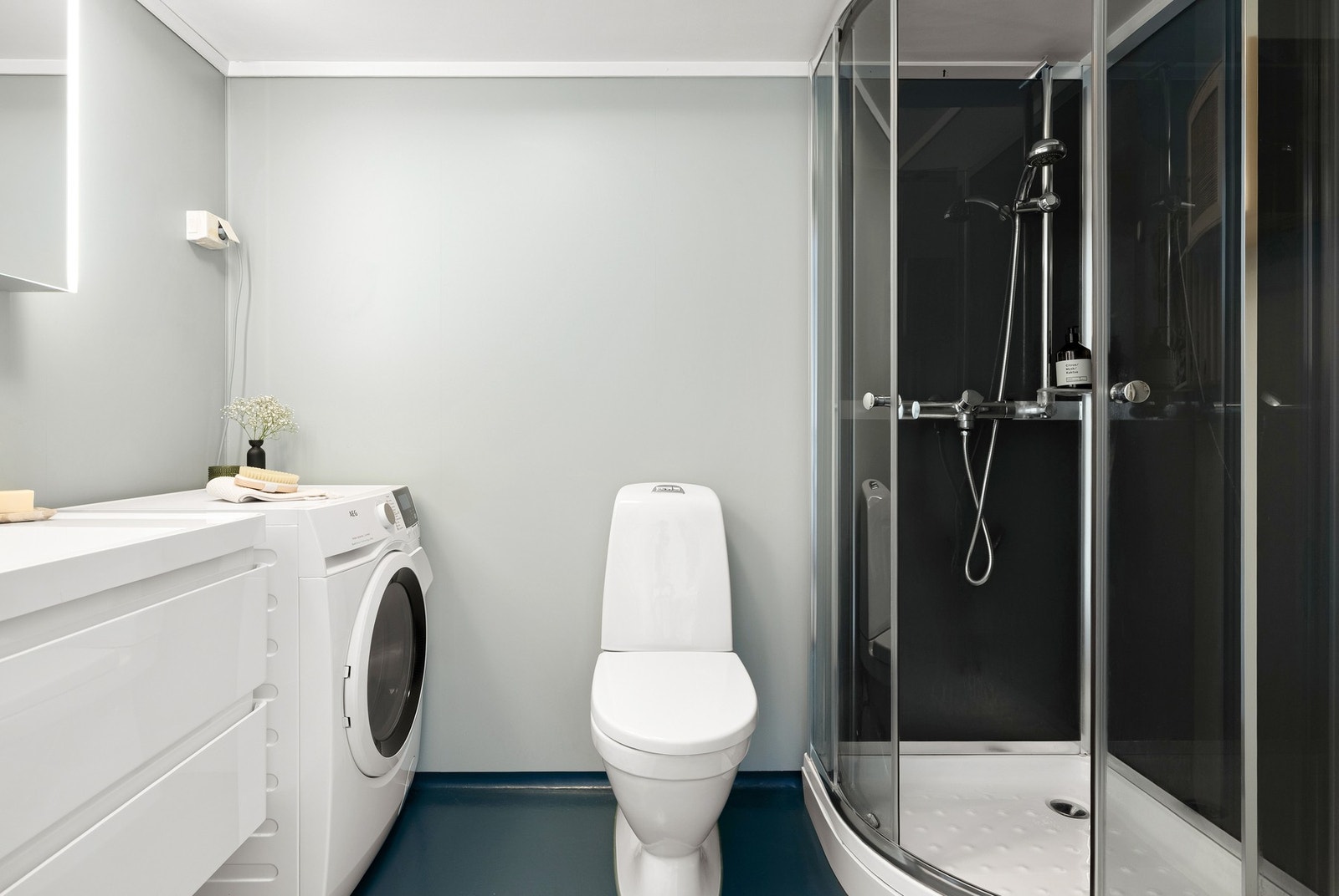 Bad med varme i gulv. Galleribilde