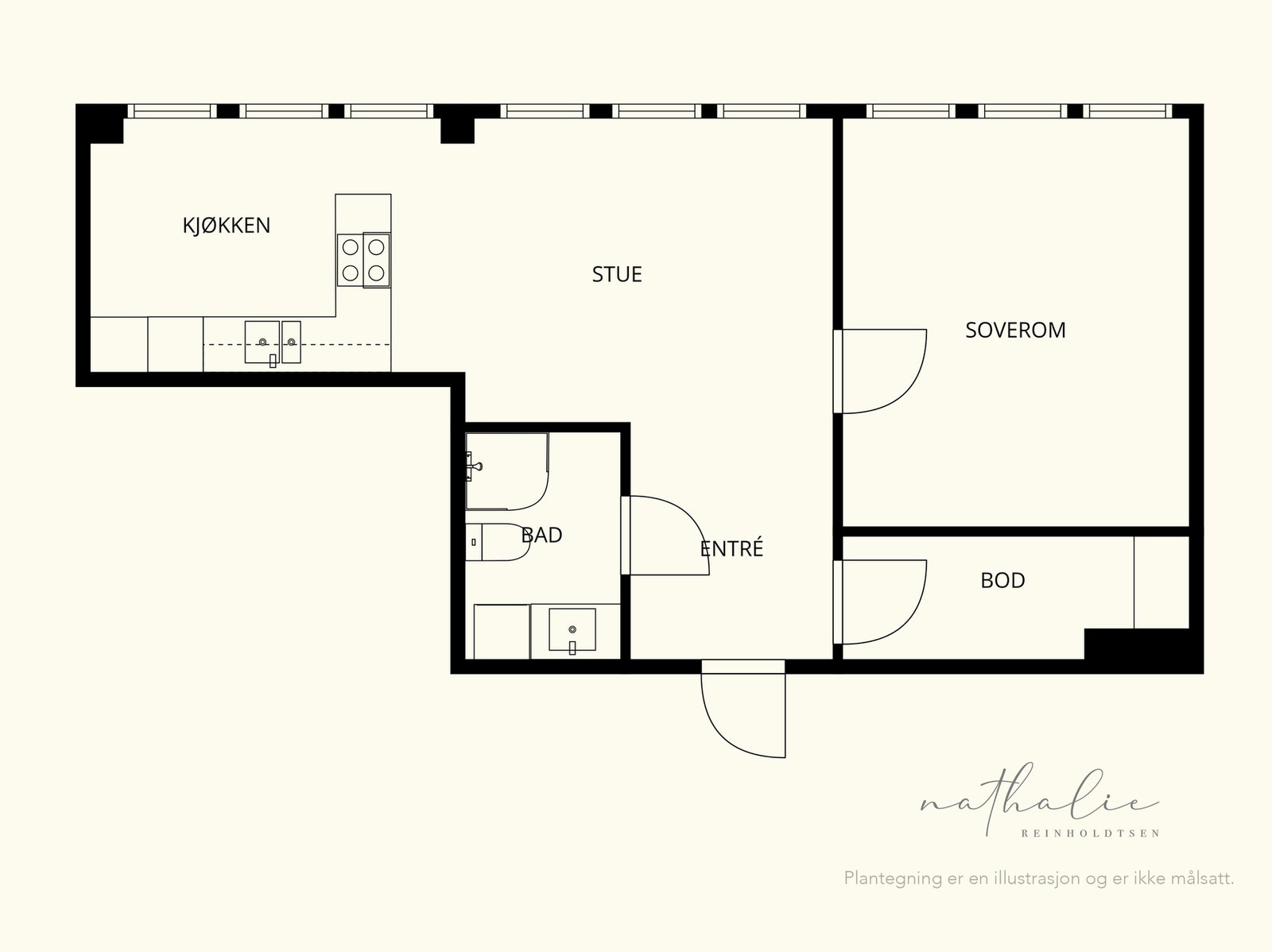 Plantegning. Galleribilde
