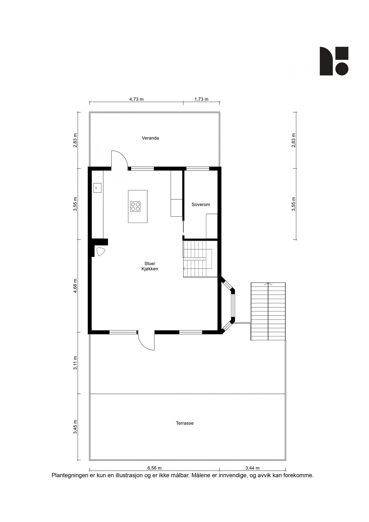 Plantegning 2. etasje Galleribilde