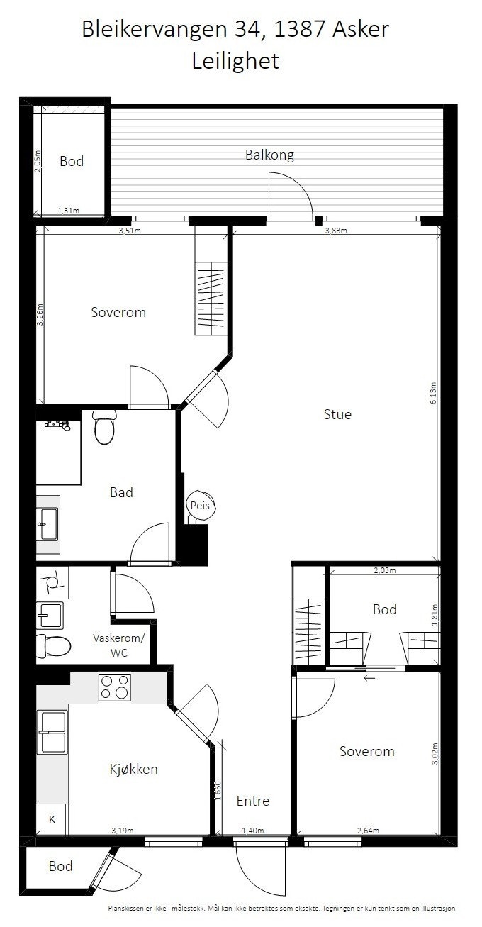 Plantegning. Galleribilde