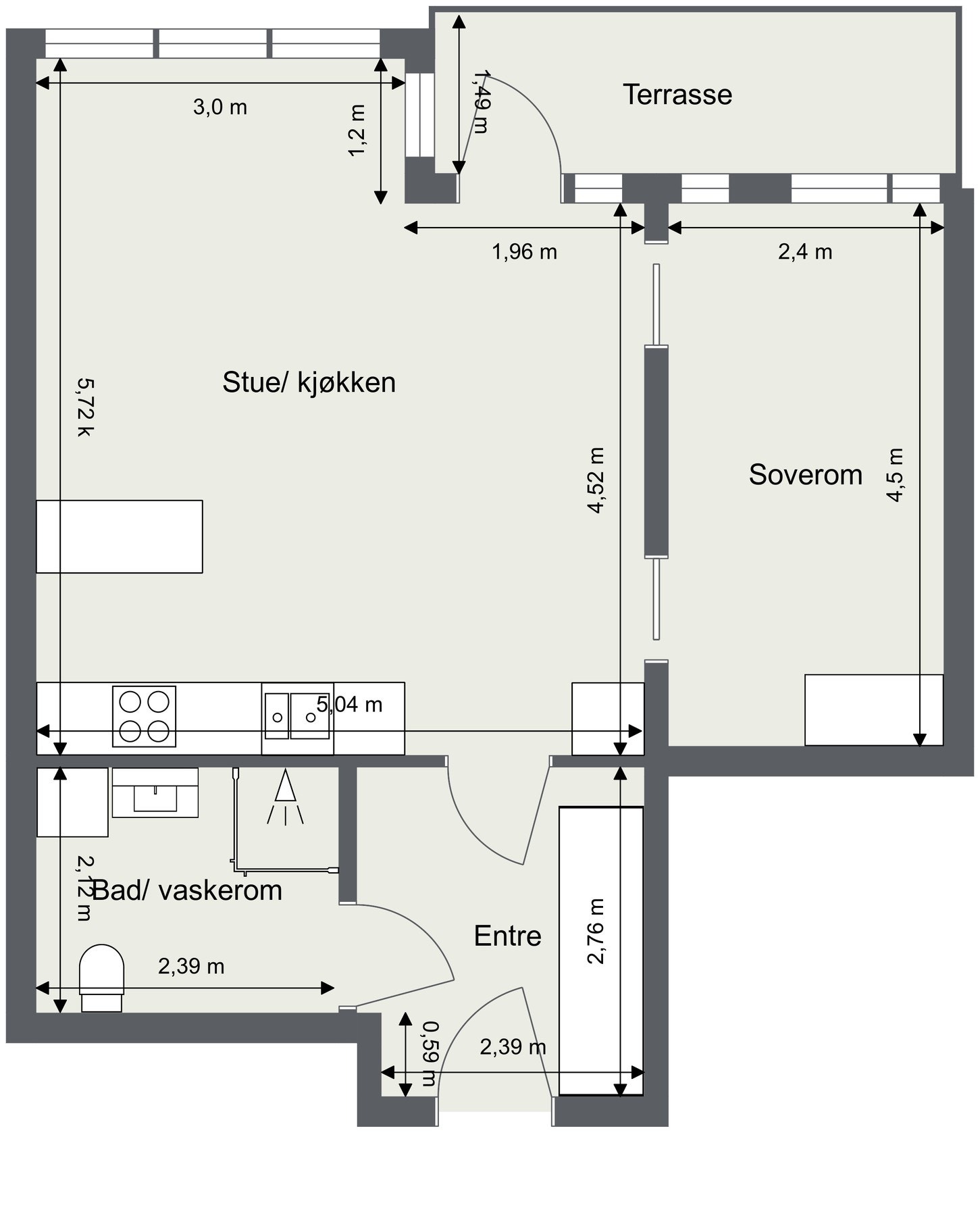 Plantegning. Galleribilde