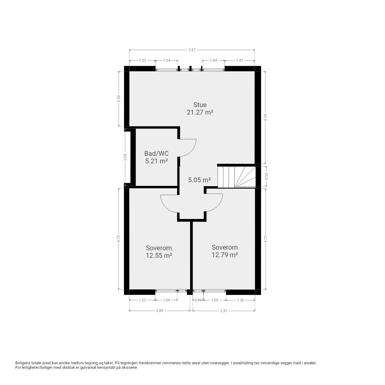 Planskisse 2.etg Galleribilde