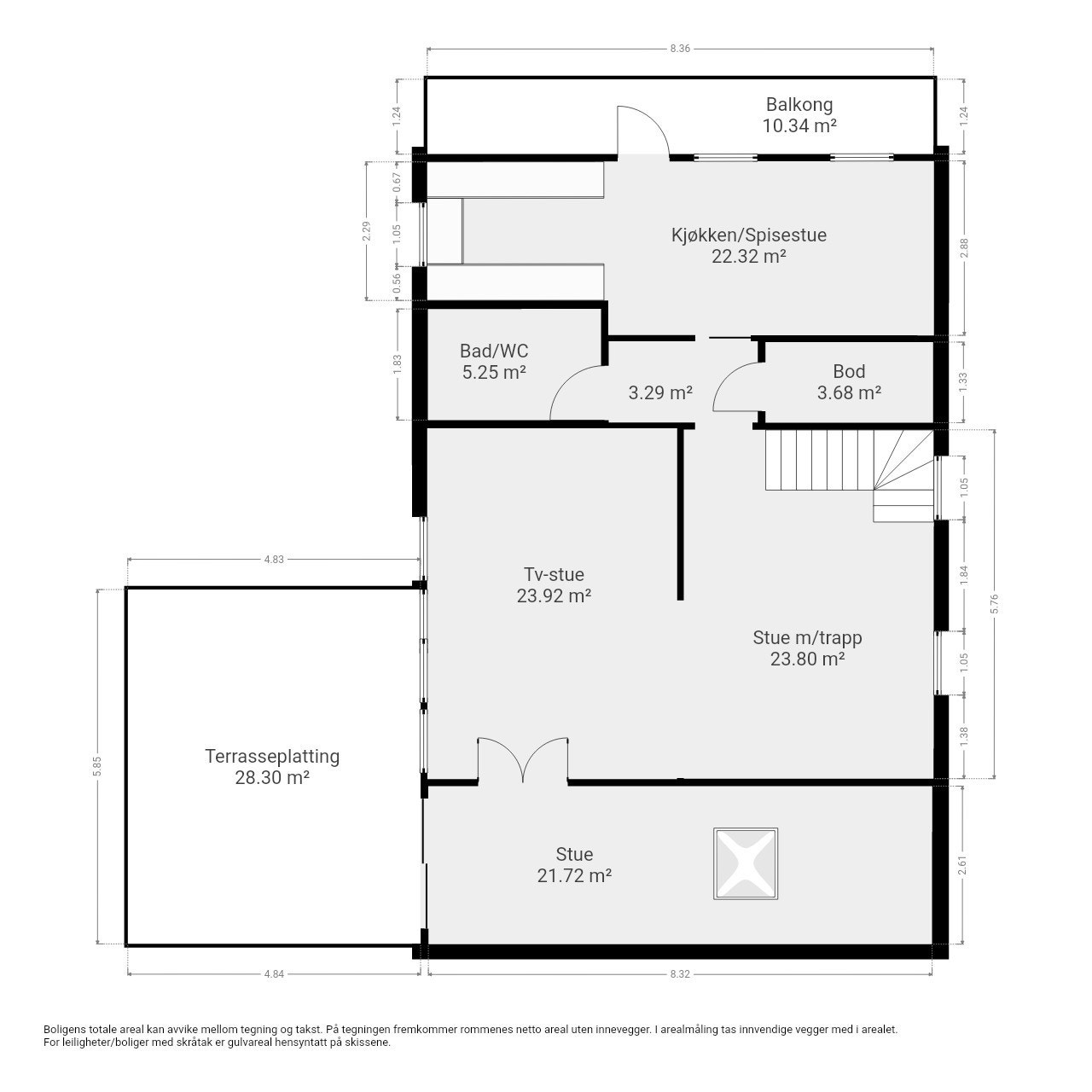 Planskisse 1.etg Galleribilde