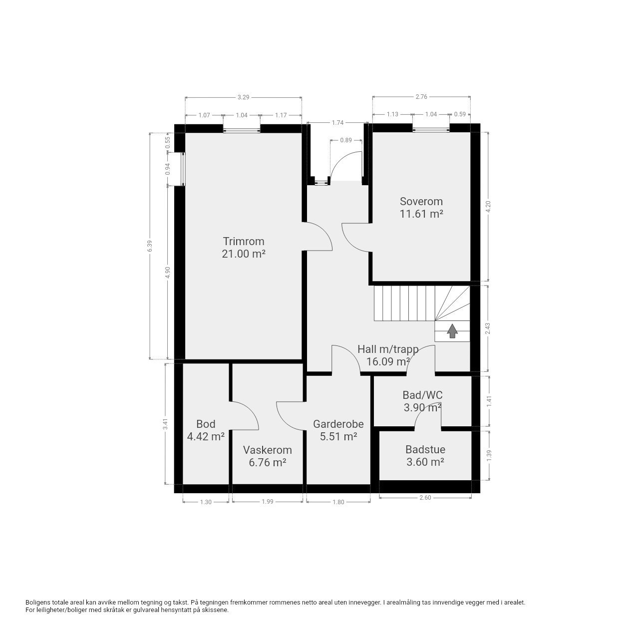 Planskisse U.etg Galleribilde