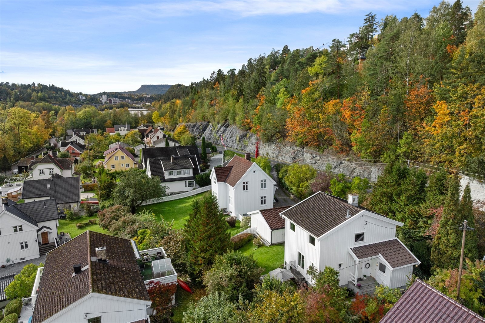 Frittliggende enebolig med garasje og gangsavstand til Blommenholm skole, barnehager og Sandvika sentrum. Galleribilde