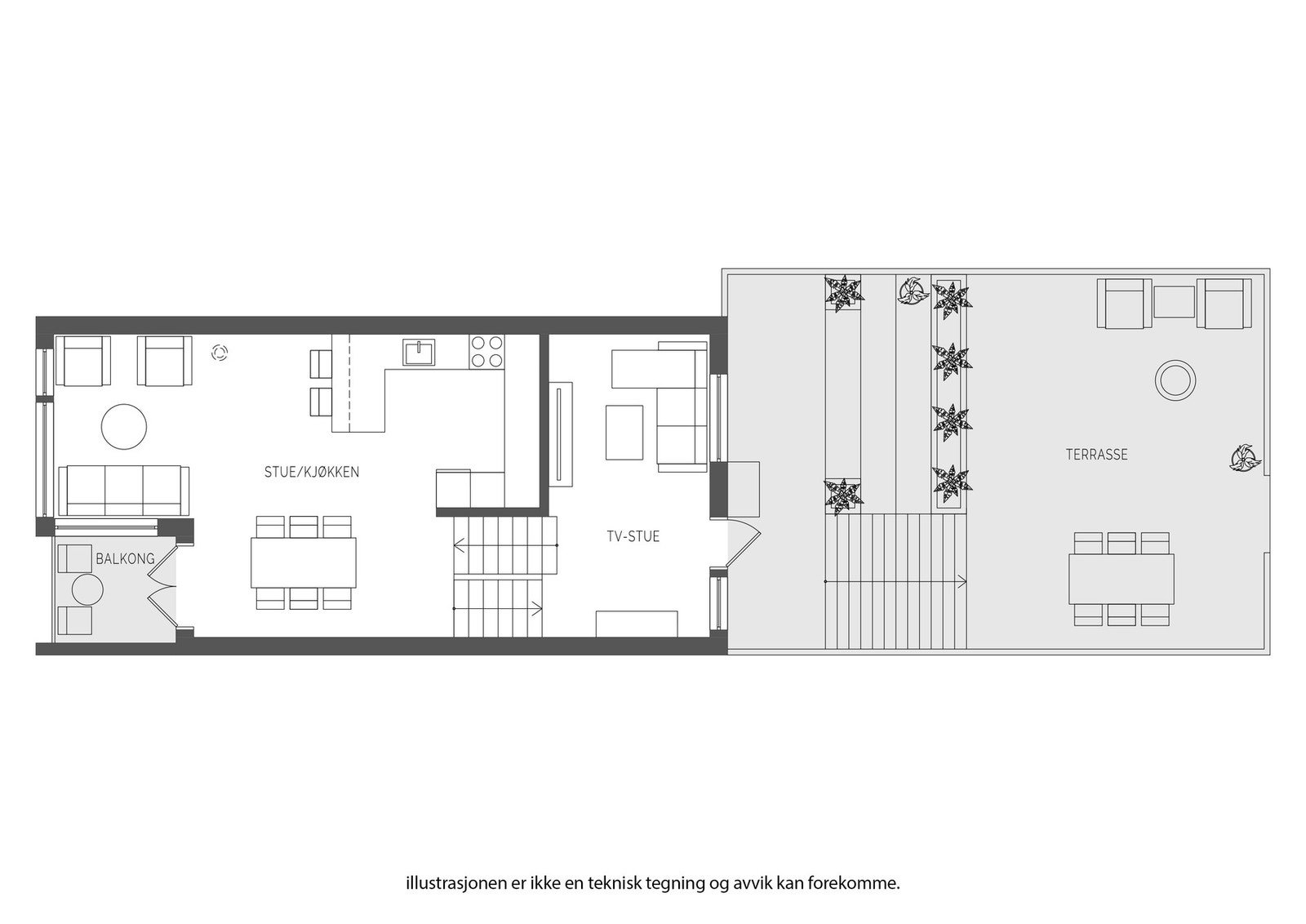 Plantegning 2.etasje Galleribilde