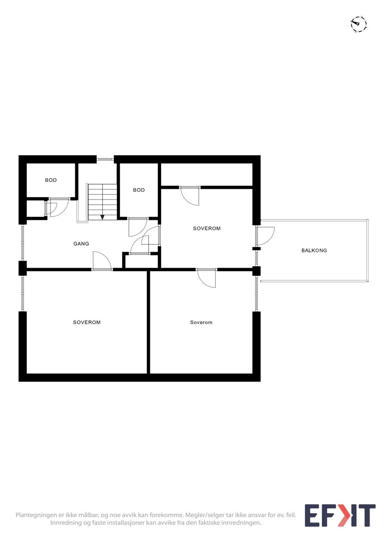 Plantegning 2. etasje Galleribilde